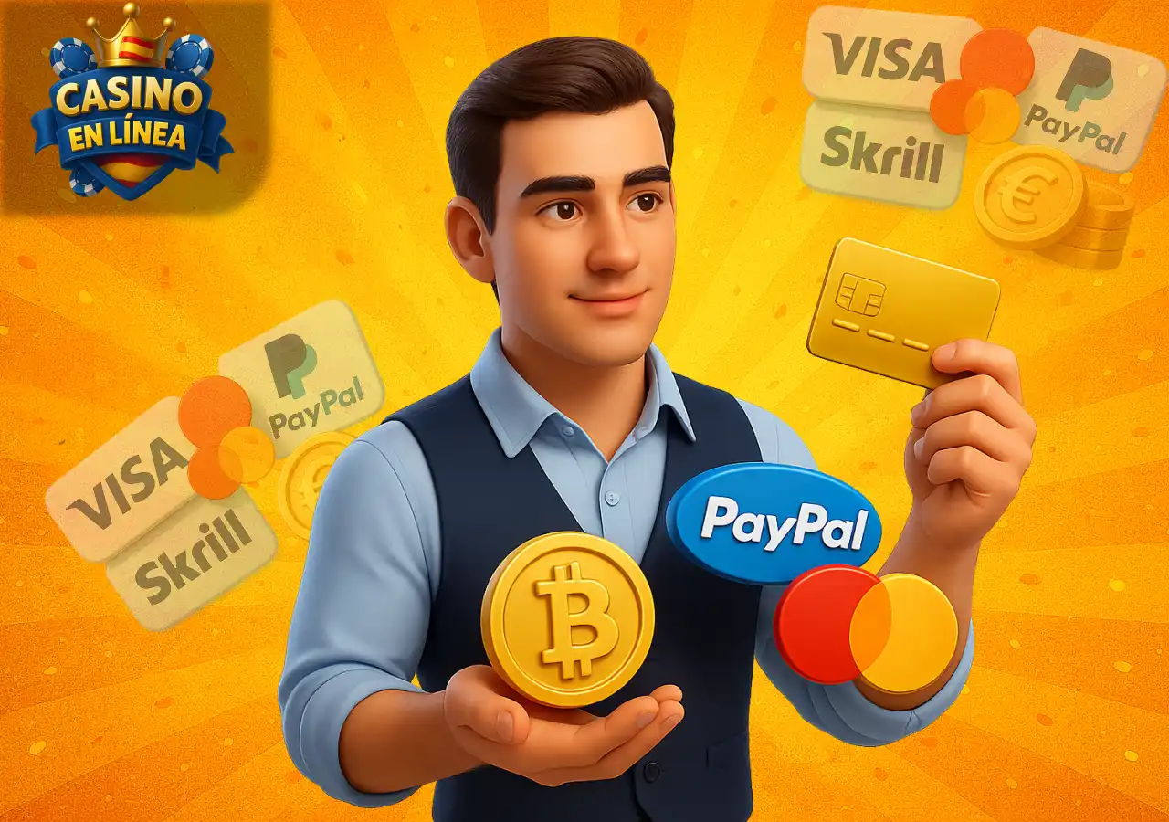 Métodos de pago populares en casinos online con tarjetas, billeteras digitales y criptomonedas