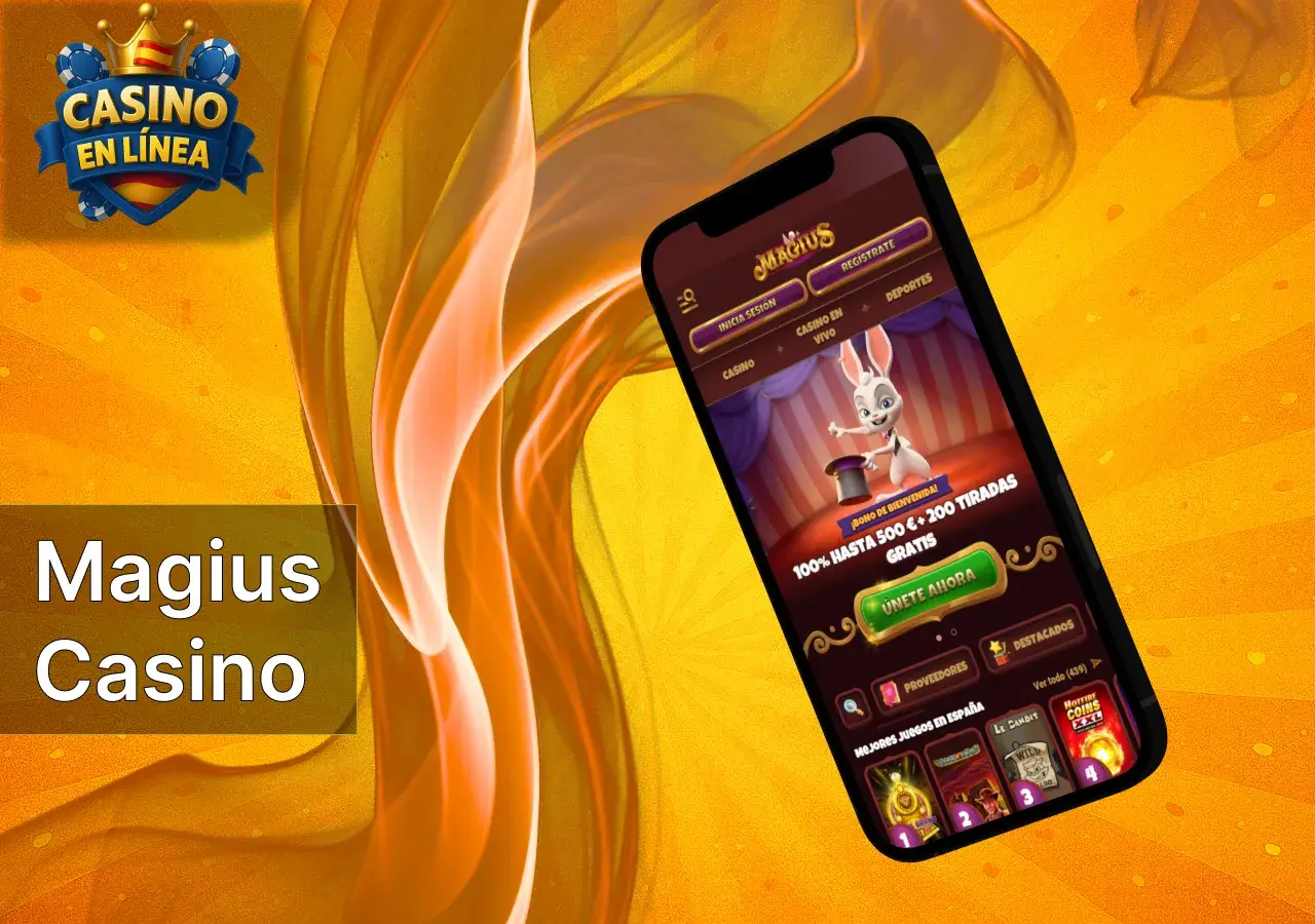 El casino Magius destaca por su estilo visual y funcionalidades de juego.